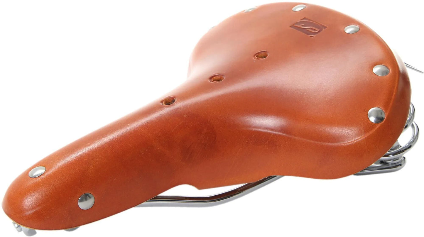 CONTEC sattel classic exclusiv touring herren ct saddle cl. excl. tour. leather gents honey