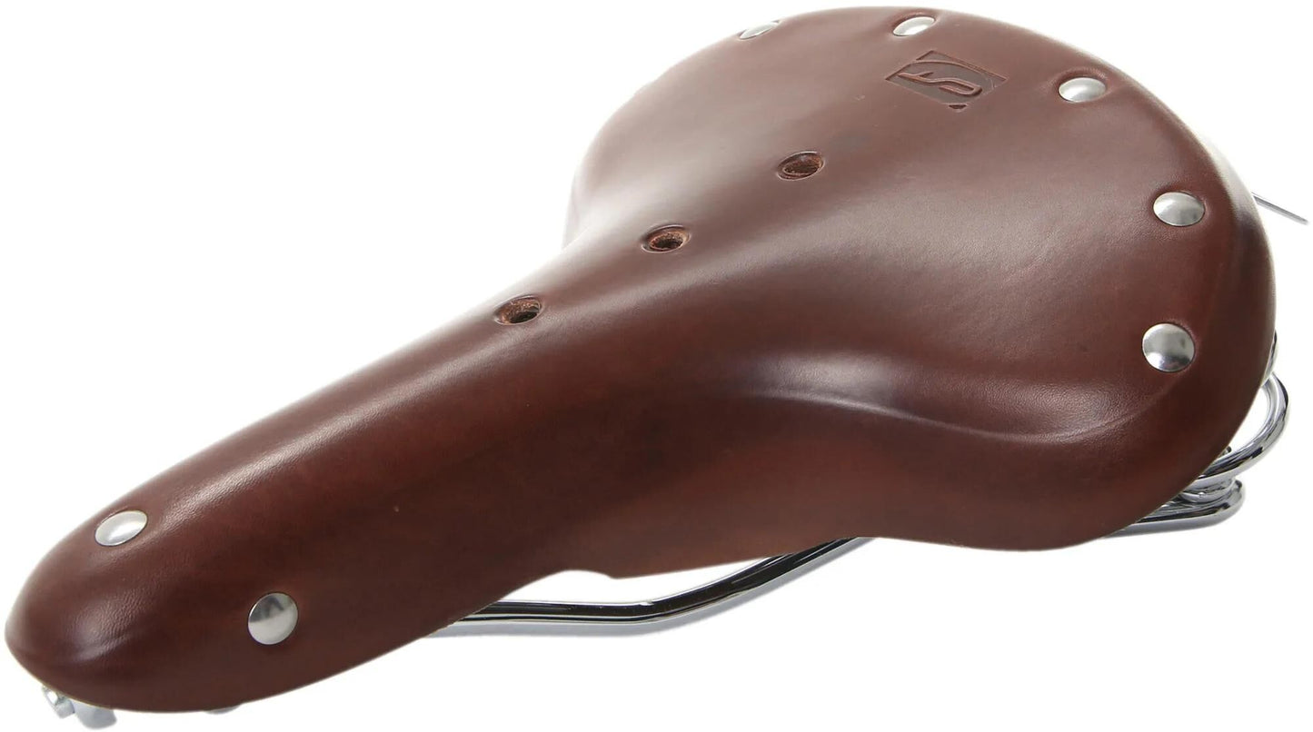 CONTEC sattel classic exclusiv touring herren ct saddle cl. excl. tour. leather gents gravy