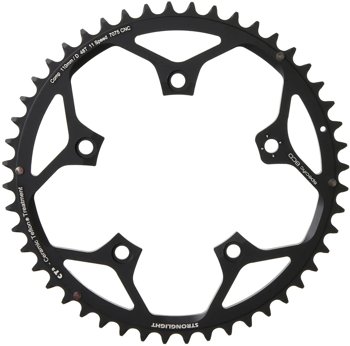 STRONGLIGHT kettenblatt ct2 chain ring strongl.ct2 48t cer.-teflon coat.