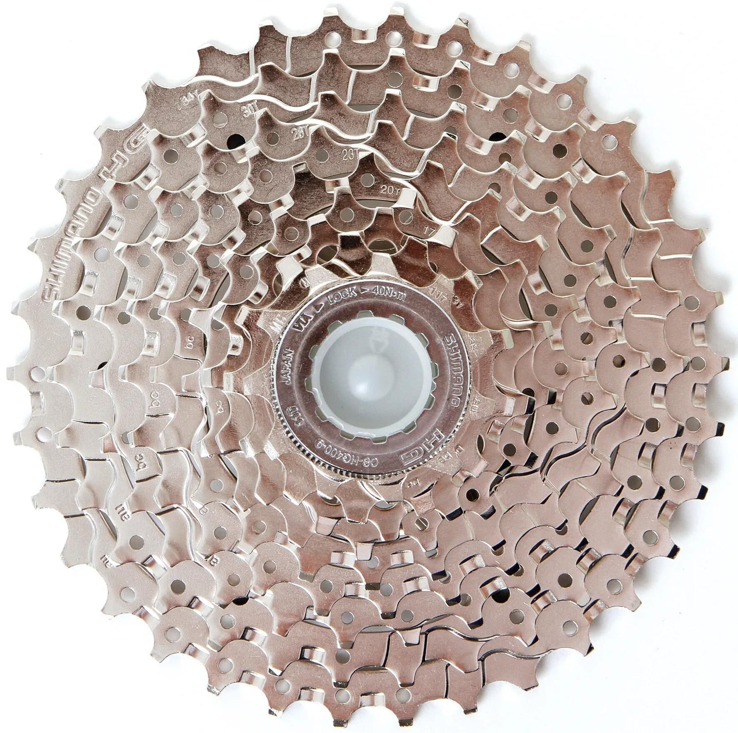 SHIMANO kassette cs-hg 400-9 shim.cassette hg400 9f 11-34z werk.a 10st