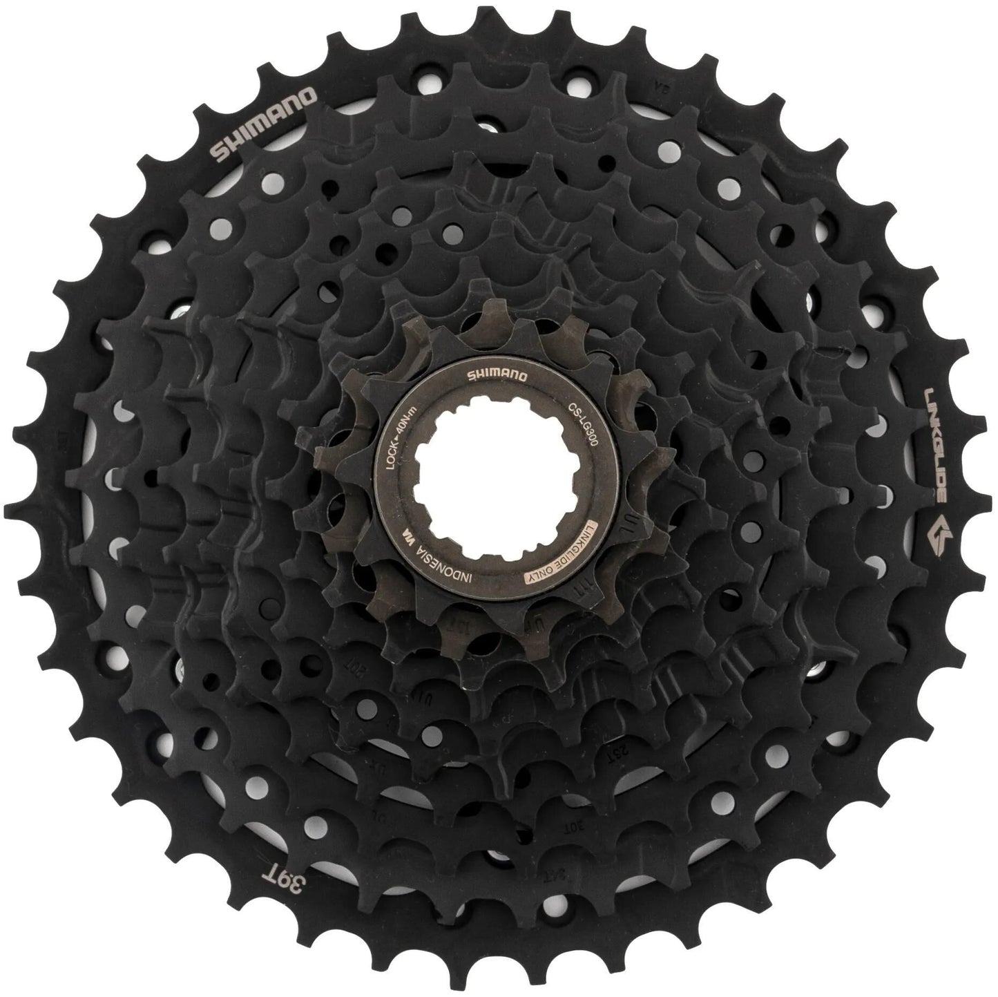 SHIMANO kassette cs-lg300-10 cas.sprocket shim.cs-lg 300 11-39t 10sp