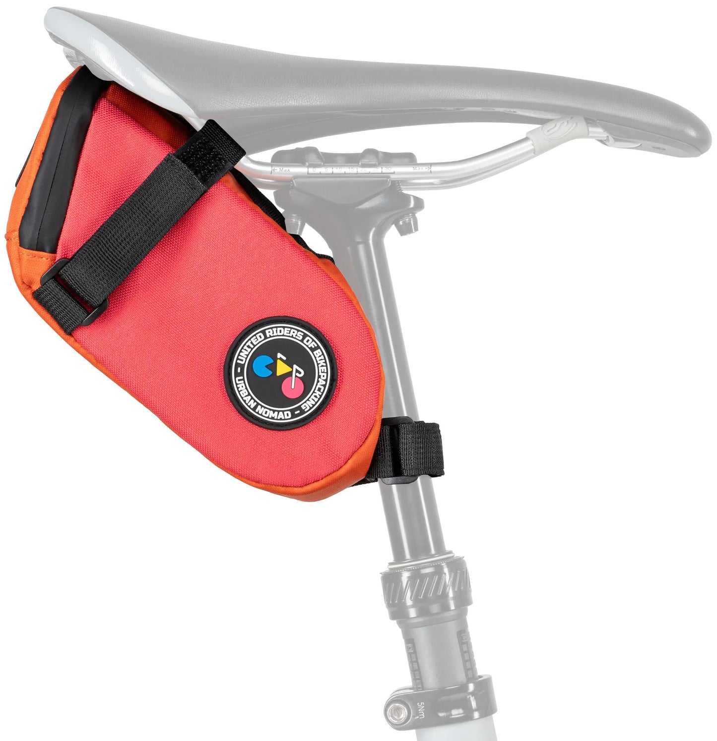 CONTEC satteltasche urban nomad rail 1.3 ct saddle bag urban nomad rail 1.3 orange pin