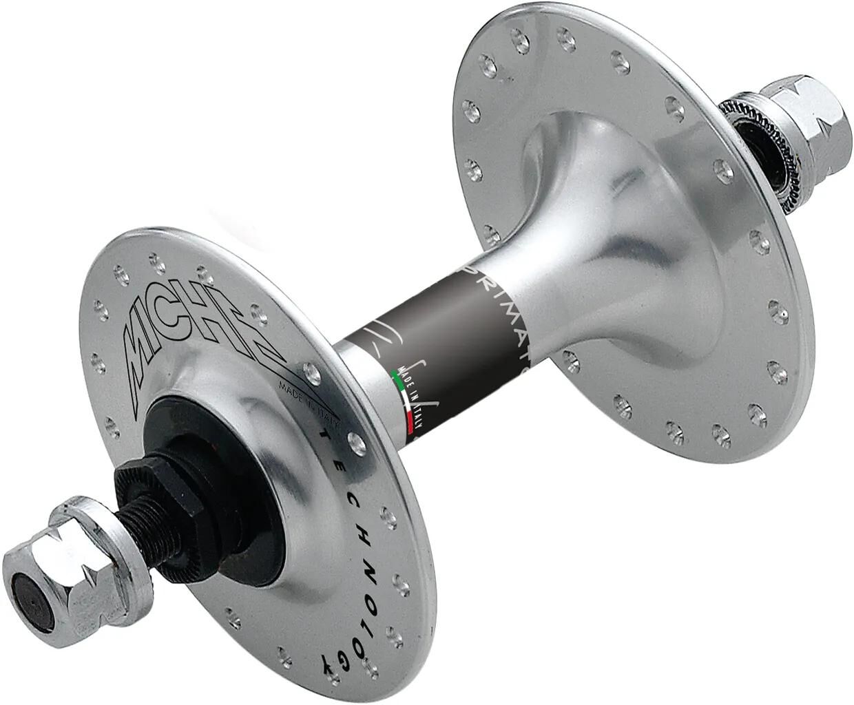 MICHE vorderradnabe pista singlespeed vr. hub 36 hole silver