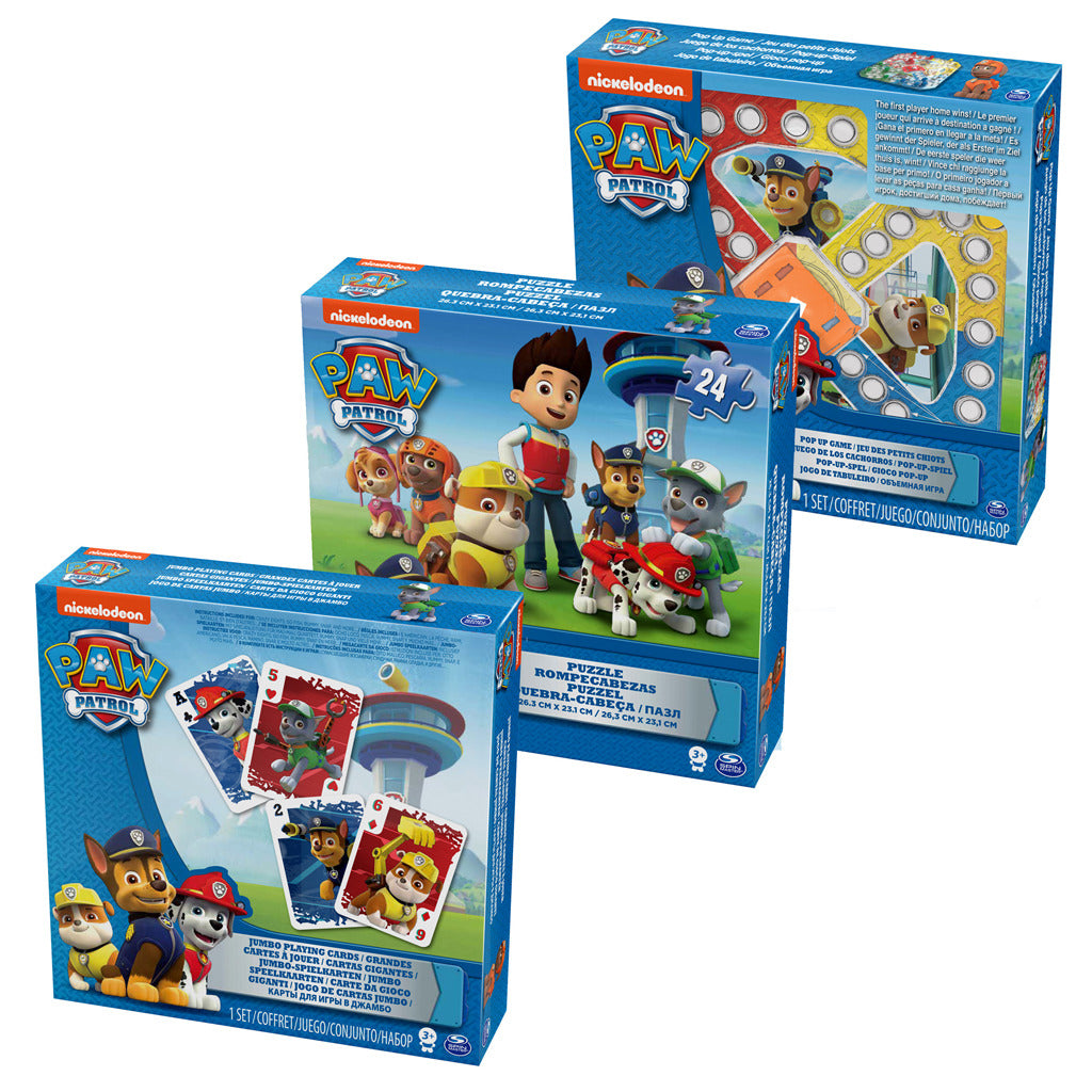 Paw Patrol 3-pack spellenbundel