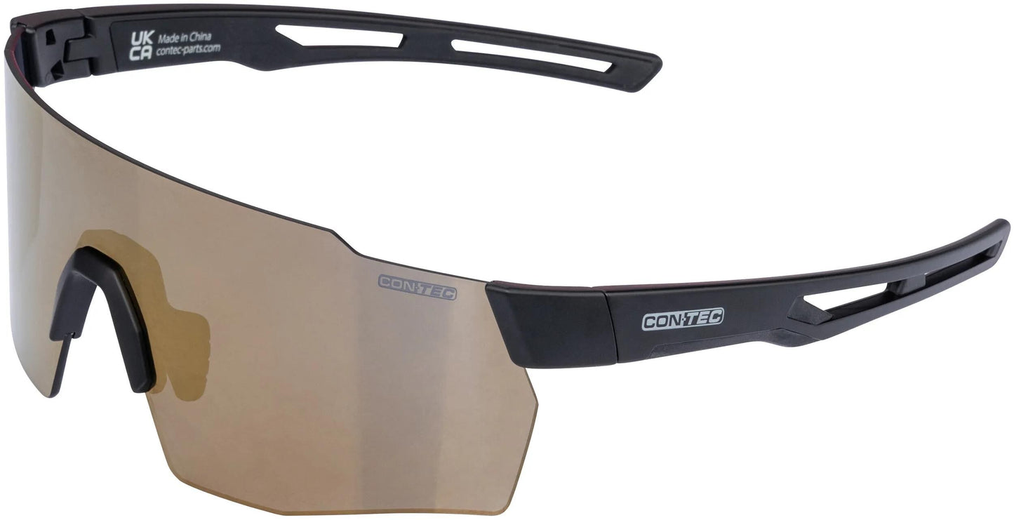 CONTEC brille pulse revo ct sport glasses pulse re black gold