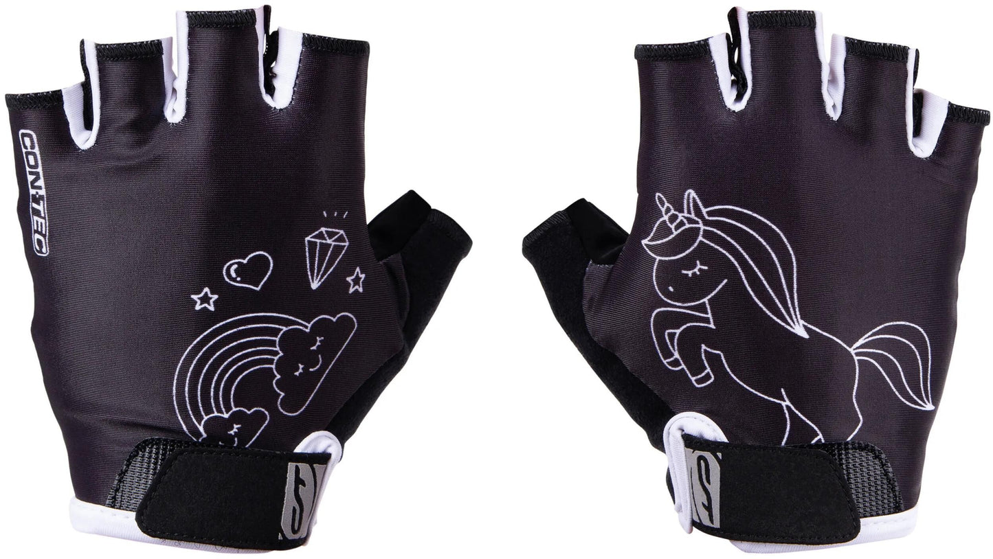 CONTEC kinderhandschuh unicorn ct glove unicorn black white - m