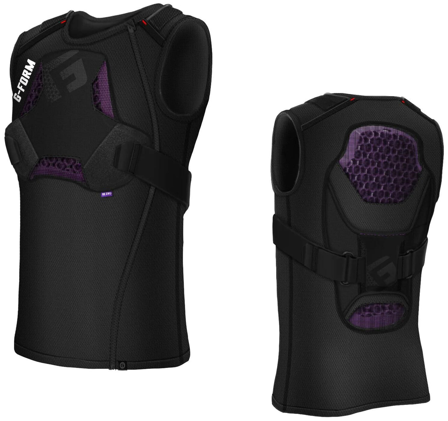 G-FORM brustprotektor mx spike chest back prot. mx spike size l black