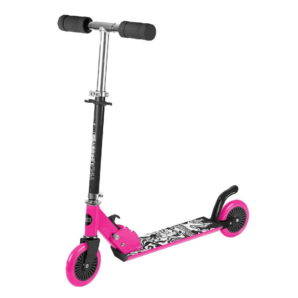 Street Surfing fizz booster scooter roze zwart