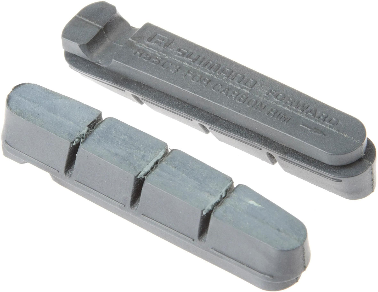 SHIMANO cartridge bremsgummi r55c3 br.shoe shim. r55c3 pair cart.f.carb.rim