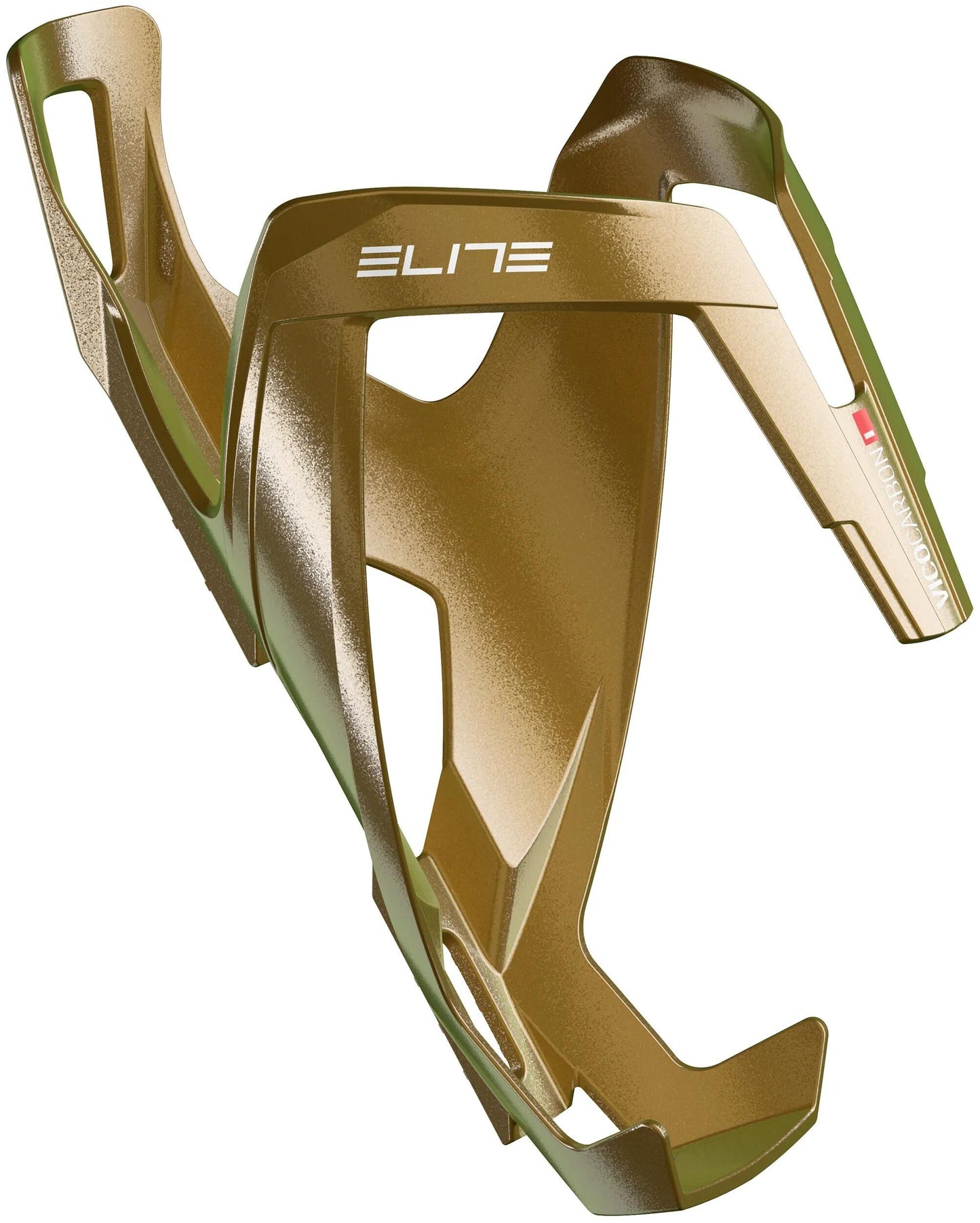 ELITE bidonhouder vico carbon bottle cage vico gold metal