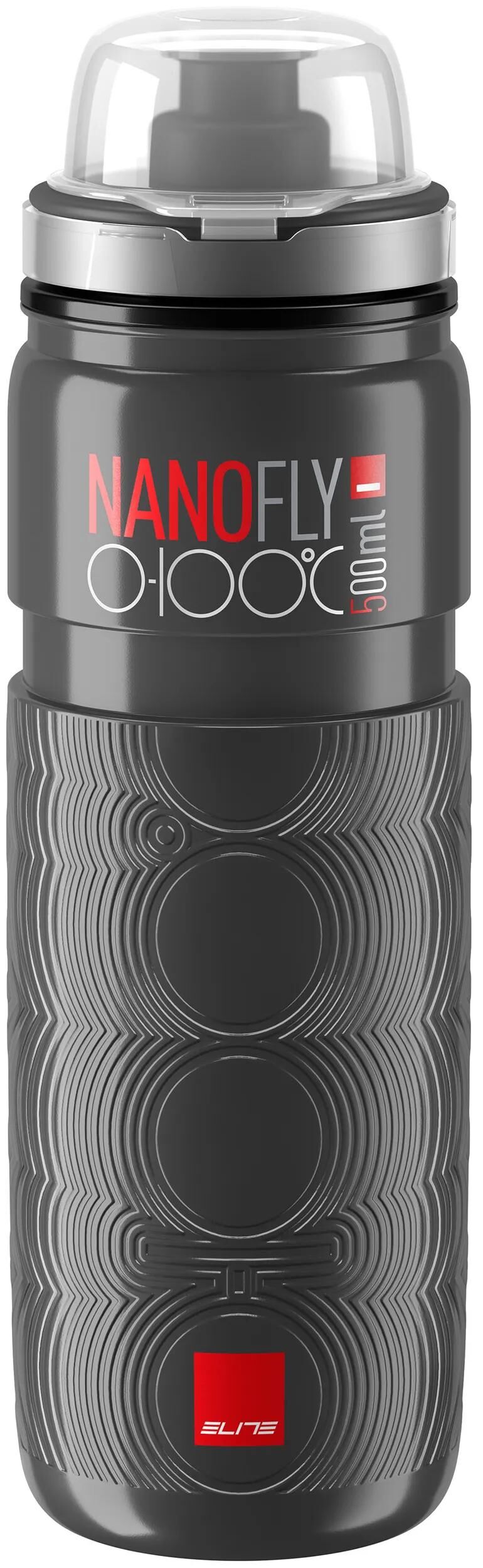 ELITE trinkflasche nano fly bottle nano fly 500ml dark grey