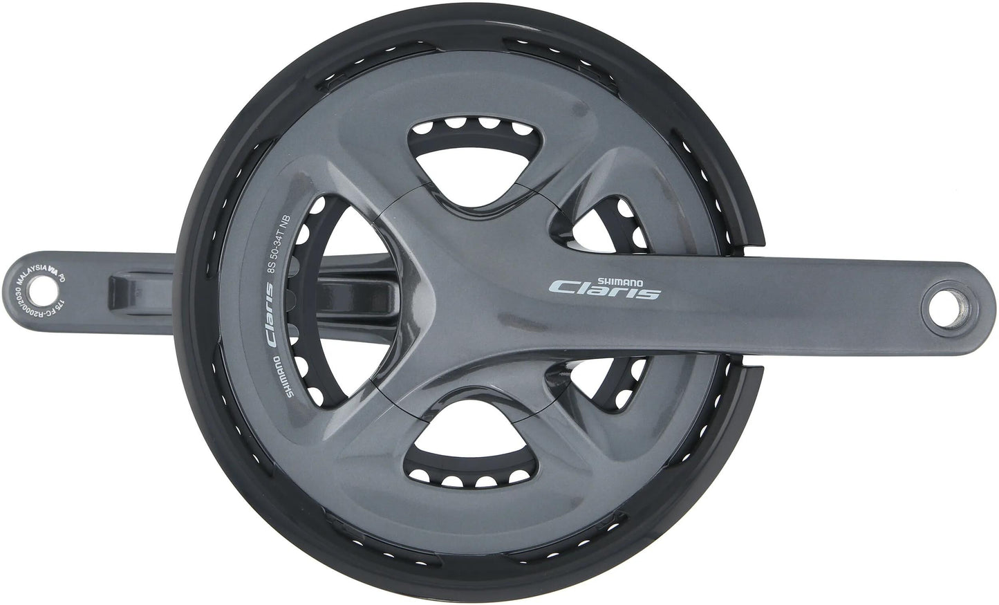 SHIMANO kettenradgarnitur claris fc-r 2000 cranks.shim.clar.fcr2000 34 50t.170mm ht2 8sp +