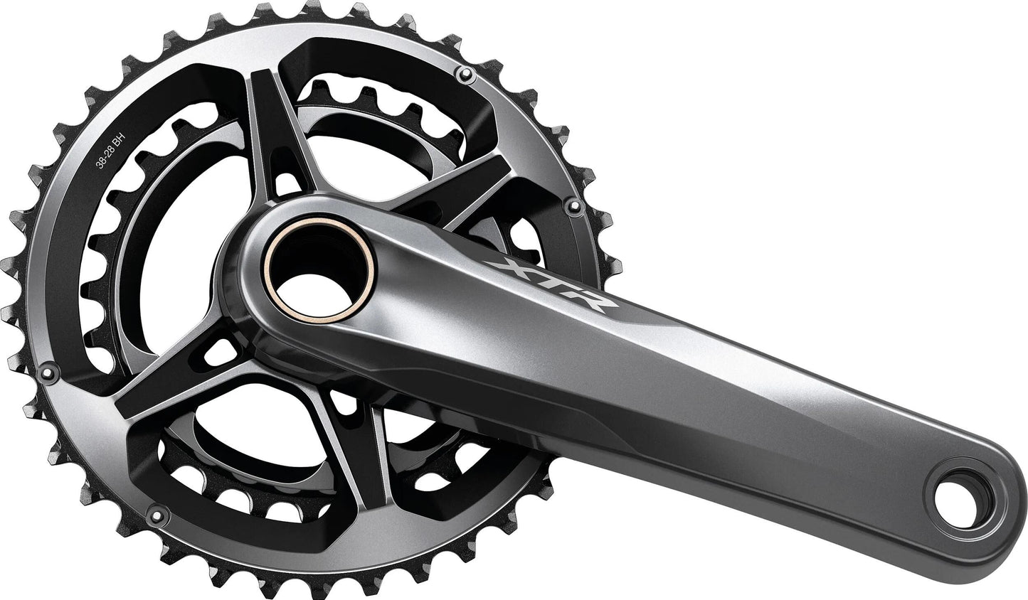 SHIMANO kettenradgarnitur xtr fc-m91002 crankset shi.xtr fcm91002 28 38t.175mm ht2 12sp