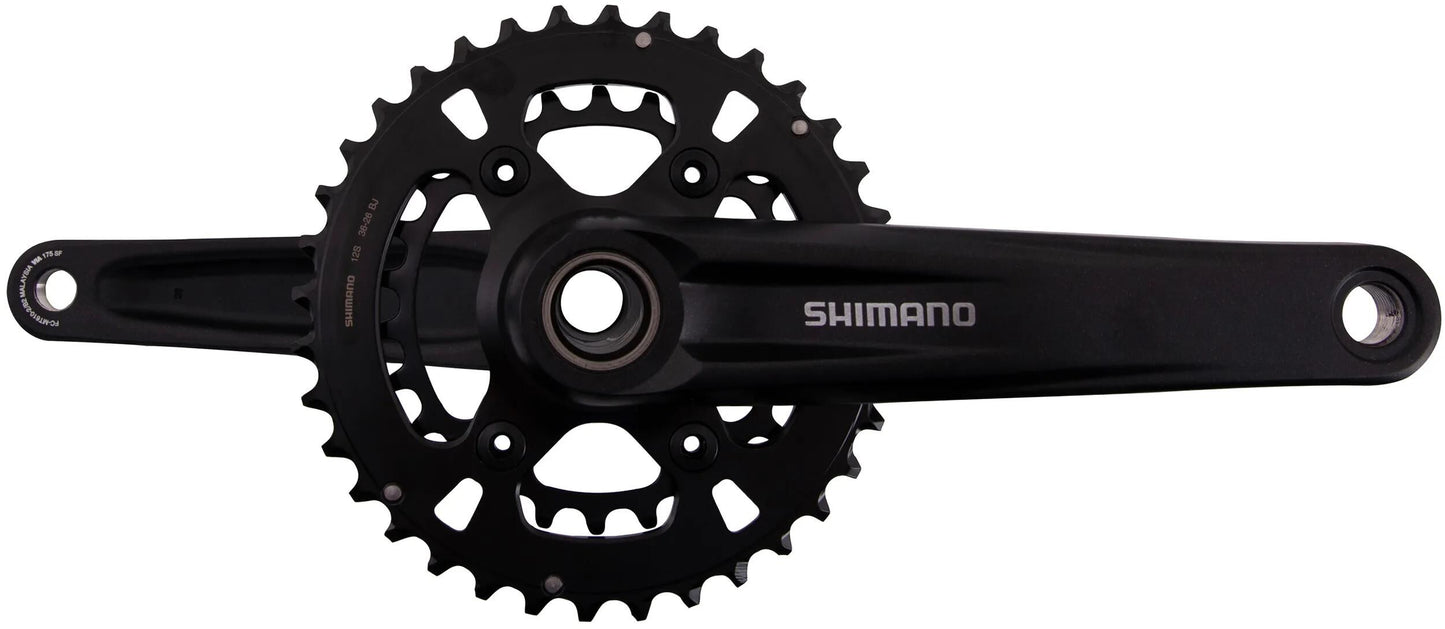 SHIMANO kettenradgarnitur fc-mt610-2 und 610-b2 crankset shim.fc-mt610-2 and 610-b2 175mm