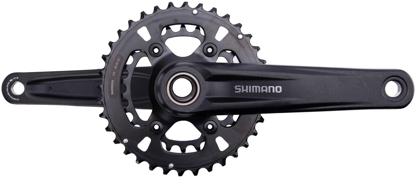 SHIMANO kettenradgarnitur fc-mt610-2 und 610-b2 crankset shim.fc-mt610-2 and 610-b2 170mm