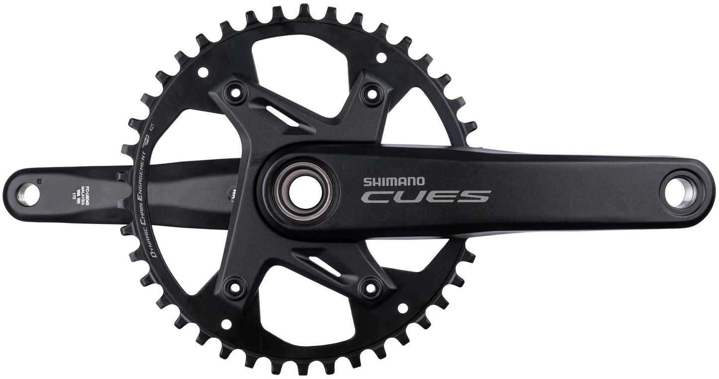 SHIMANO kettenradgarnitur cues fc-u6040-1 shim.krg u6040-1 42 170 sw 9 10 11f ht