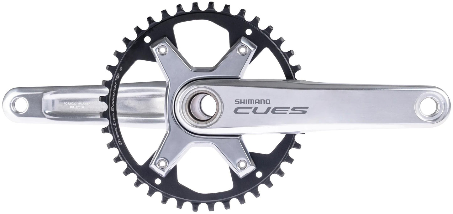 SHIMANO kettenradgarnitur cues fc-u6030-1 shim.krg u6030-1 40 175 si 9 10 11f