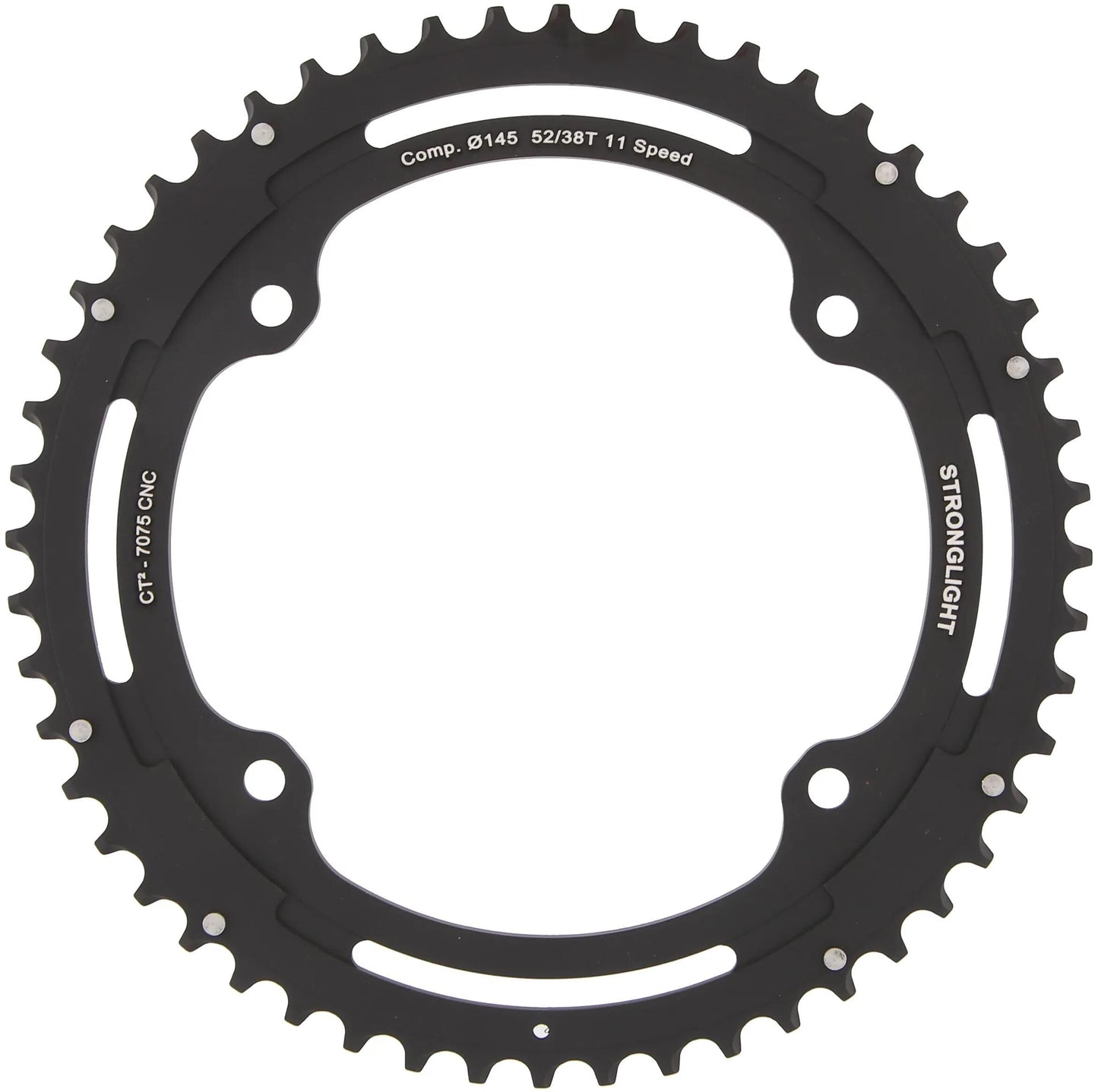 STRONGLIGHT kettenblatt ct2 chain ring strongl. ct2 52t outer cer.-tefl.coat.