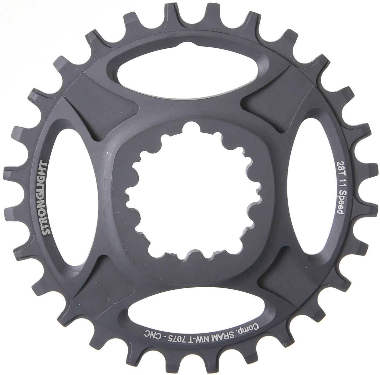 STRONGLIGHT kettenblatt ht3 chain ring strongl.ht3 28t inner alu black
