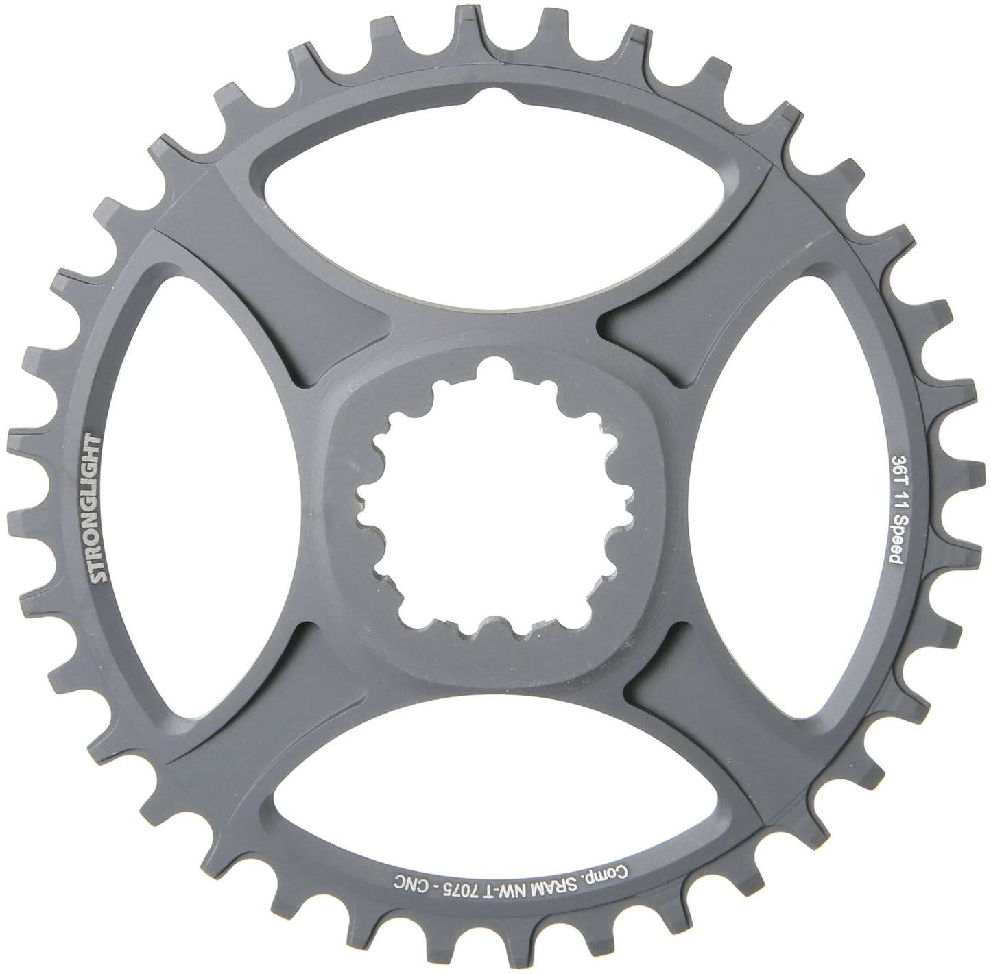 STRONGLIGHT kettenblatt ht3 chain ring strongl.ht3 36t inner alu black