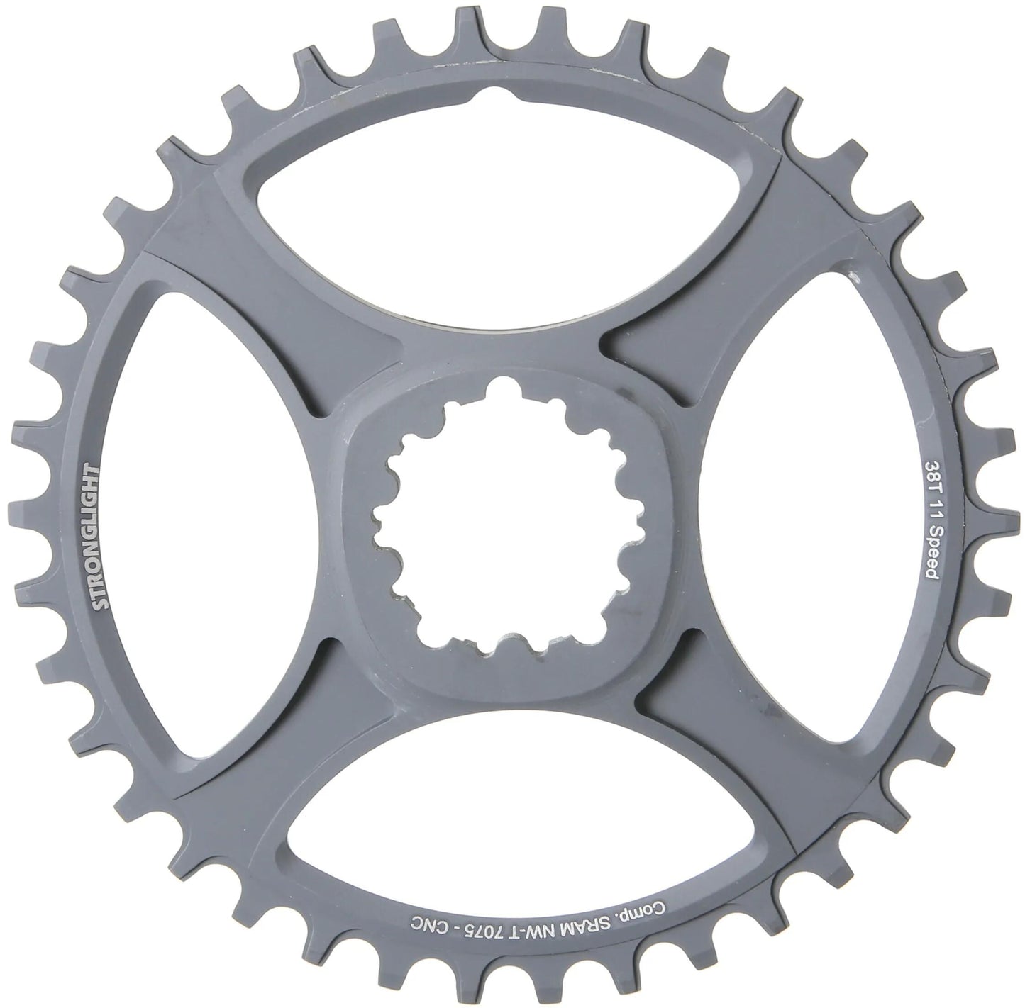 STRONGLIGHT kettenblatt ht3 chain ring strongl.ht3 38t inner alu black