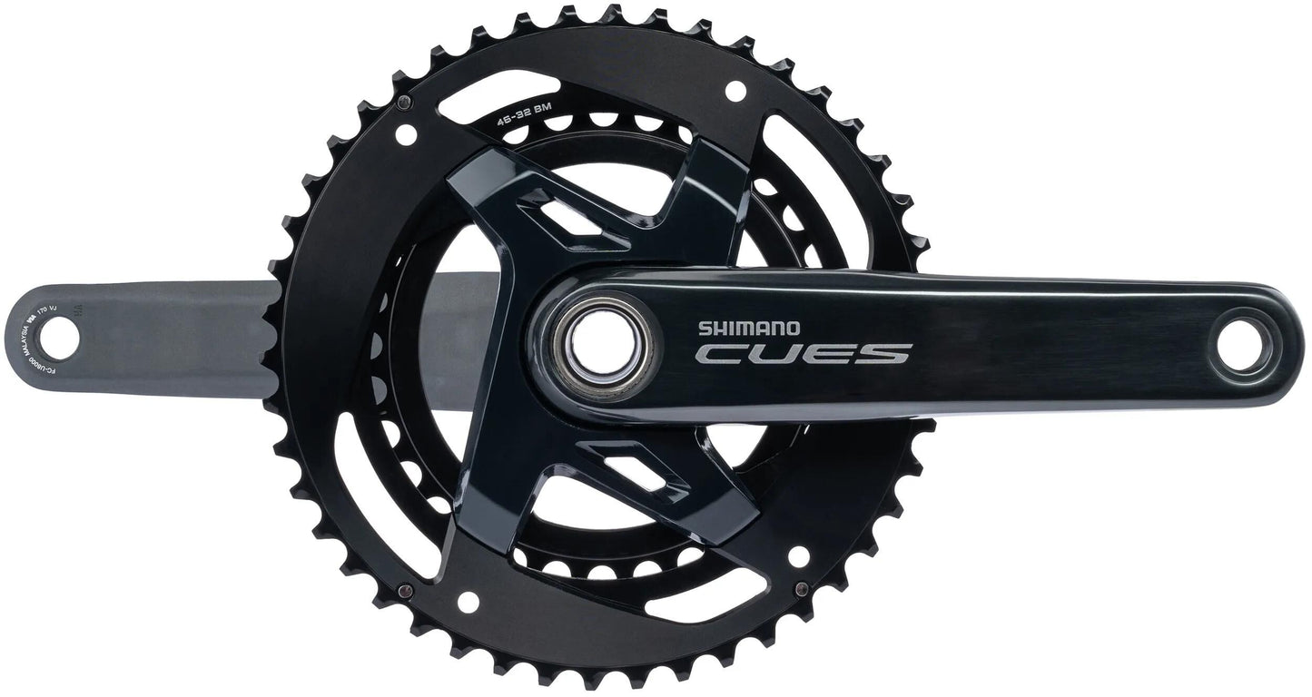 SHIMANO kettenradgarnitur cues fc-u8000-2 crankset shim.cues fc-u8000-2 170mm