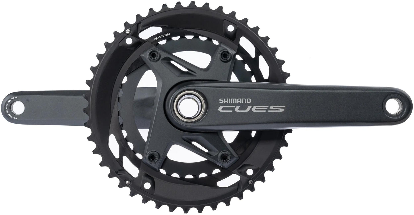 SHIMANO kettenradgarnitur cues fc-u6010-2 crankset shim.cues fc-u6010-2 175mm