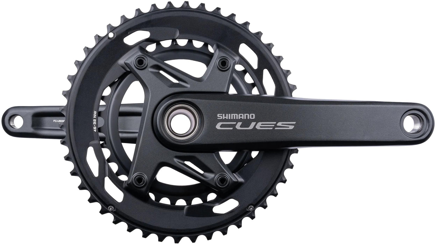 SHIMANO kettenradgarnitur cues fc-u6030-2 shim.krg u6030-2 46 32 170 sw 9 10f