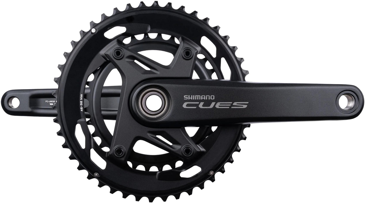 SHIMANO kettenradgarnitur cues fc-u6030-2 shim.krg u6030-2 46 32 172.5 sw 9 10f