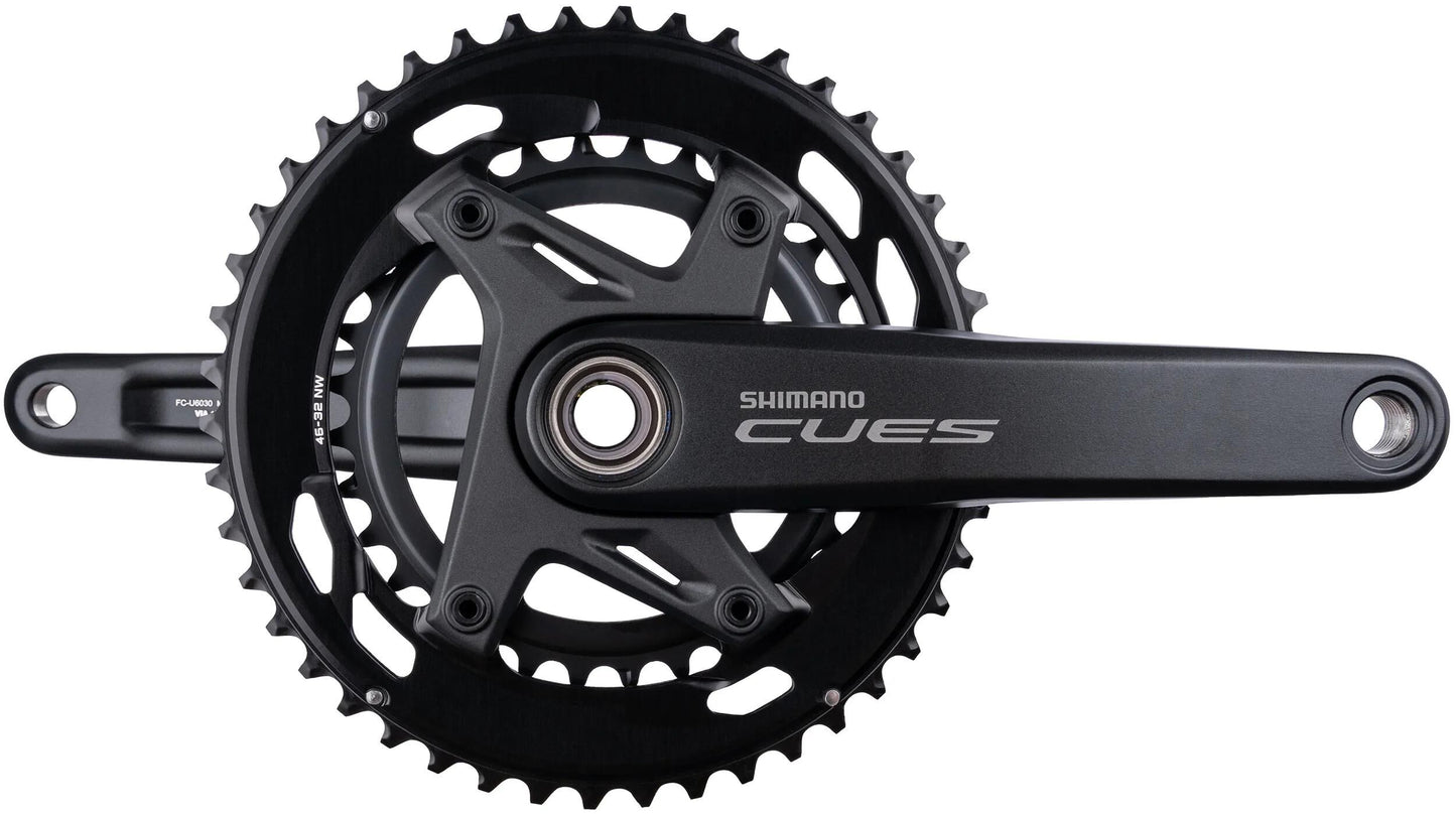 SHIMANO kettenradgarnitur cues fc-u6030-2 shim.krg u6030-2 46 32 175 sw 9 10f