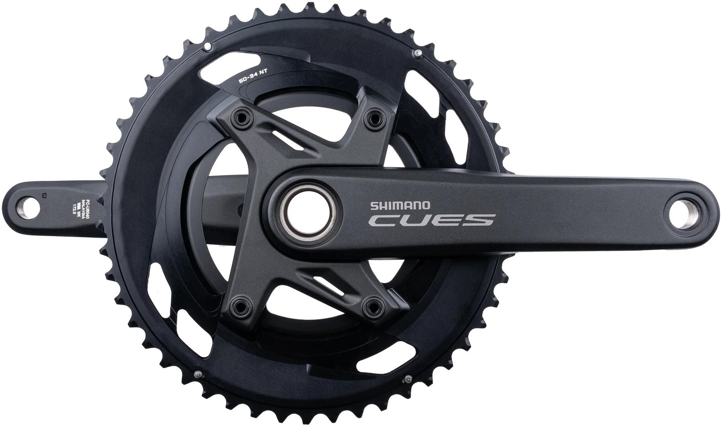 SHIMANO kettenradgarnitur cues fc-u6040-2 shim.krg u6040-2 50 34 172.5 sw 9 10f ht