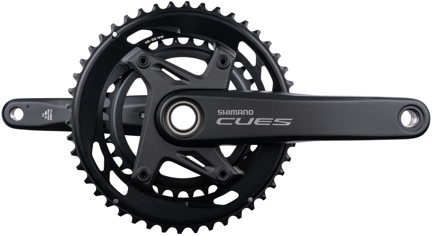 SHIMANO kettenradgarnitur cues fc-u6040-2 shim.krg u6040-2 46 32 175 sw 9 10f ht