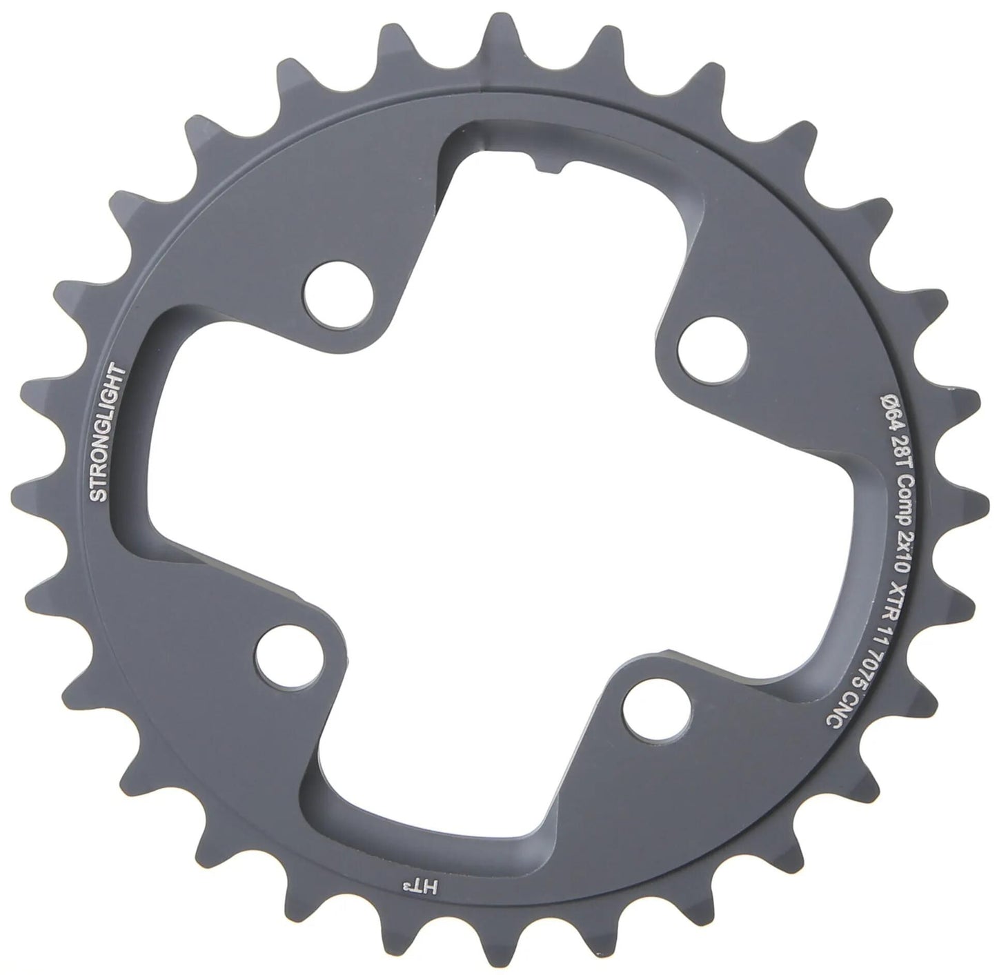 STRONGLIGHT kettenblatt ht3 chain ring strongl. ht3 28t inner alu black
