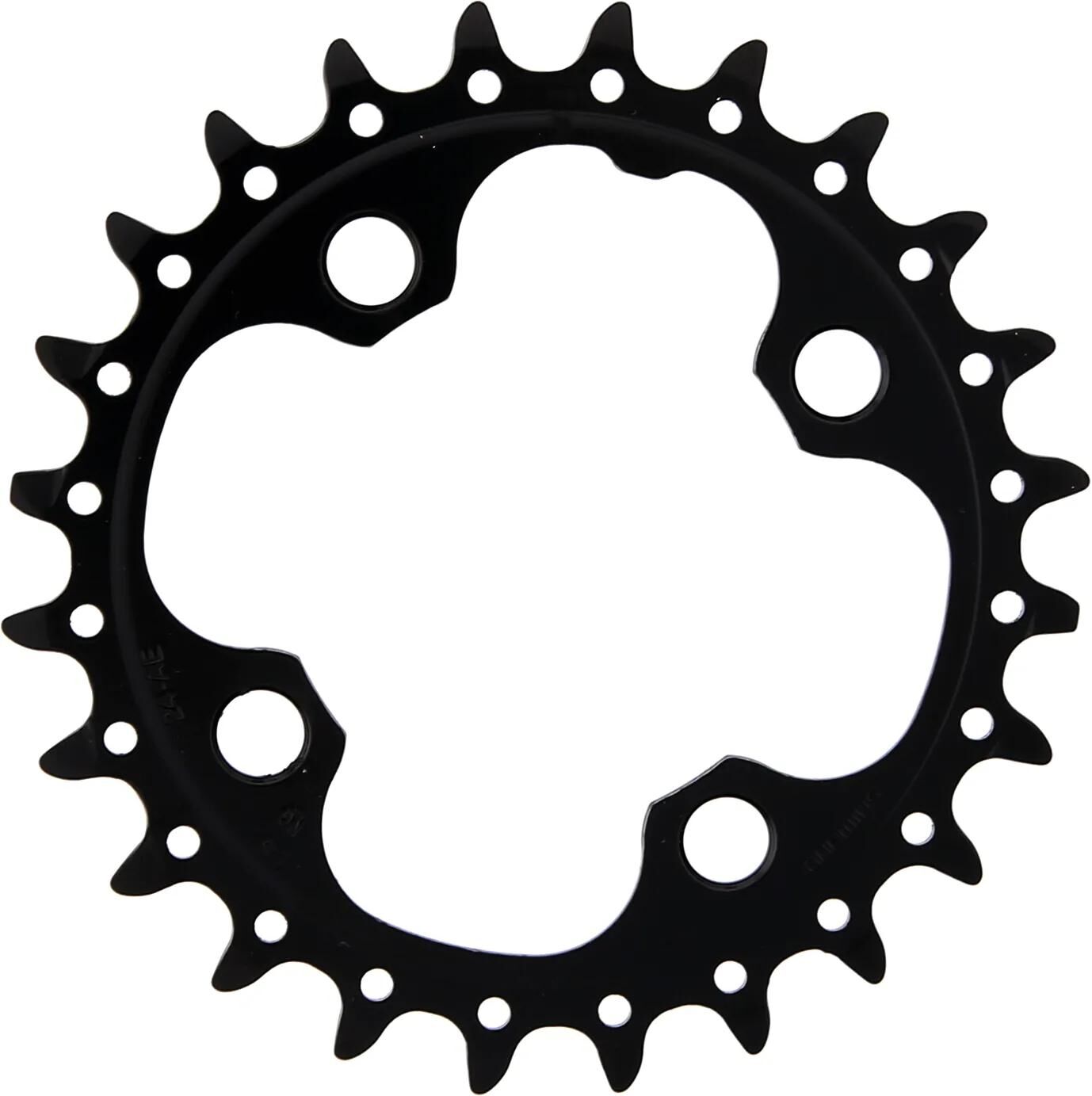 SHIMANO kettenblatt slx chain ring shim. slx 24t.ae 4-arm,64mm sil.
