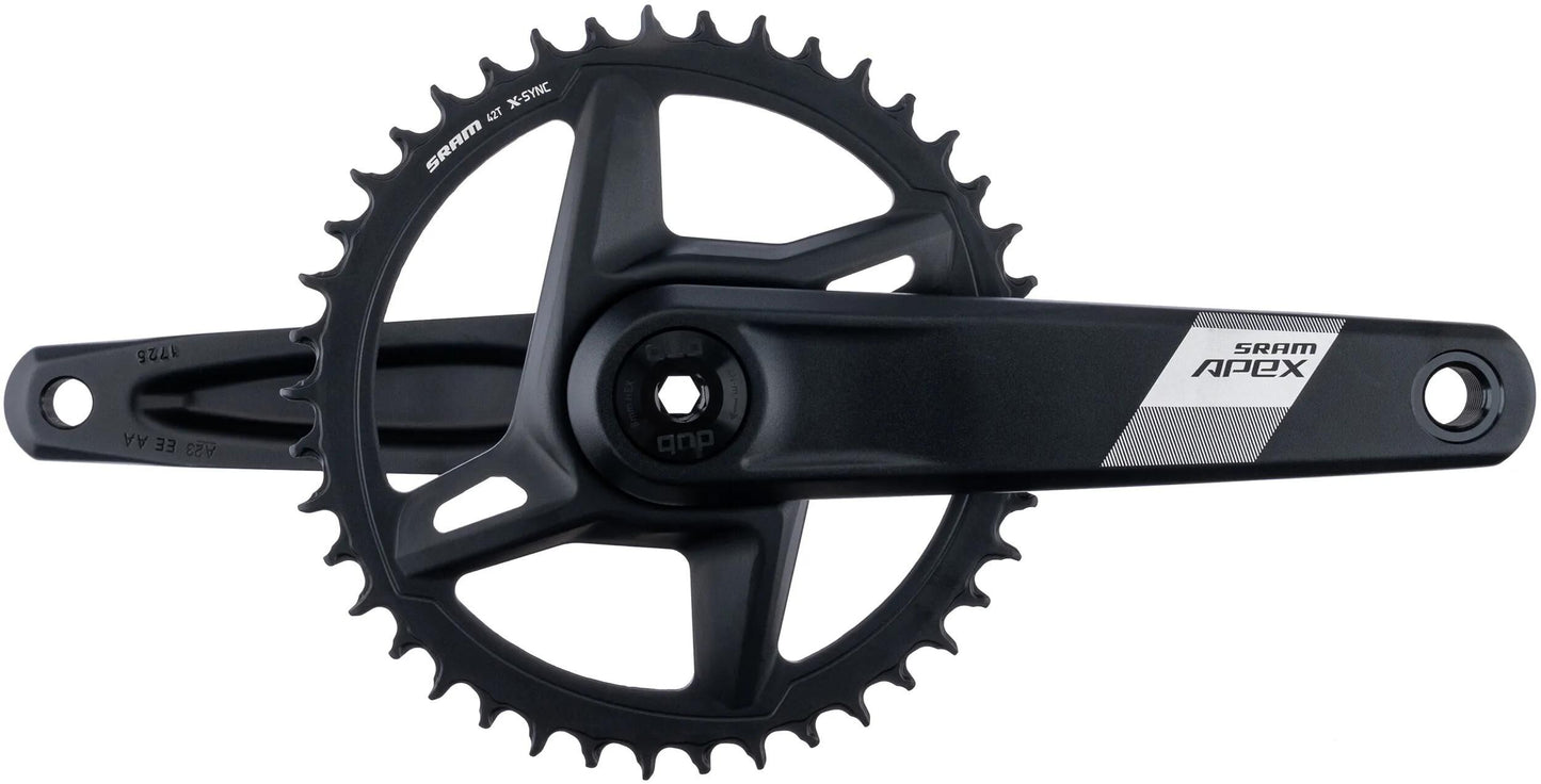 SRAM kettenradgarnitur apex 1 krg apex dub 83a cannondale 172.5mm 42t