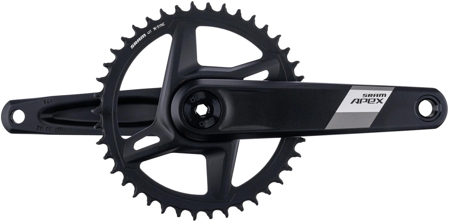 SRAM kettenradgarnitur apex 1 krg apex dub 83a cannondale 175mm 42t