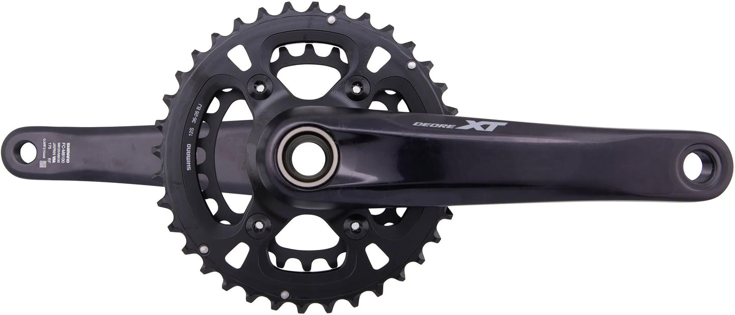 SHIMANO kettenradgarnitur deore xt fc-m8100 crankset shim.xt fcm8100 26 36t.175mm ht2 12sp bl.