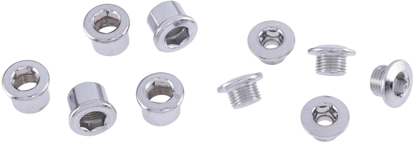 CONTEC kettenblattschraube c.nut ct chain ring screw c-nut for 2sp cranks 5pcs.