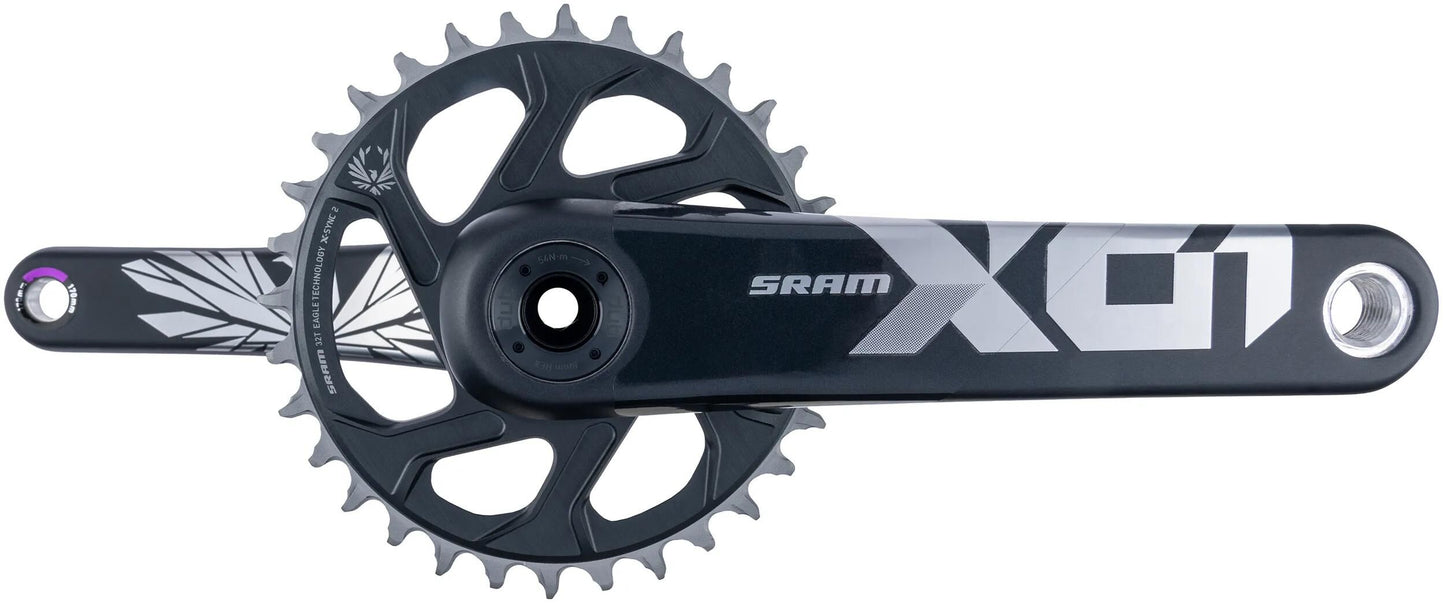 SRAM kettenradgarnitur x01 eagle crankset x01 eagle 32t super boost+ 170mm