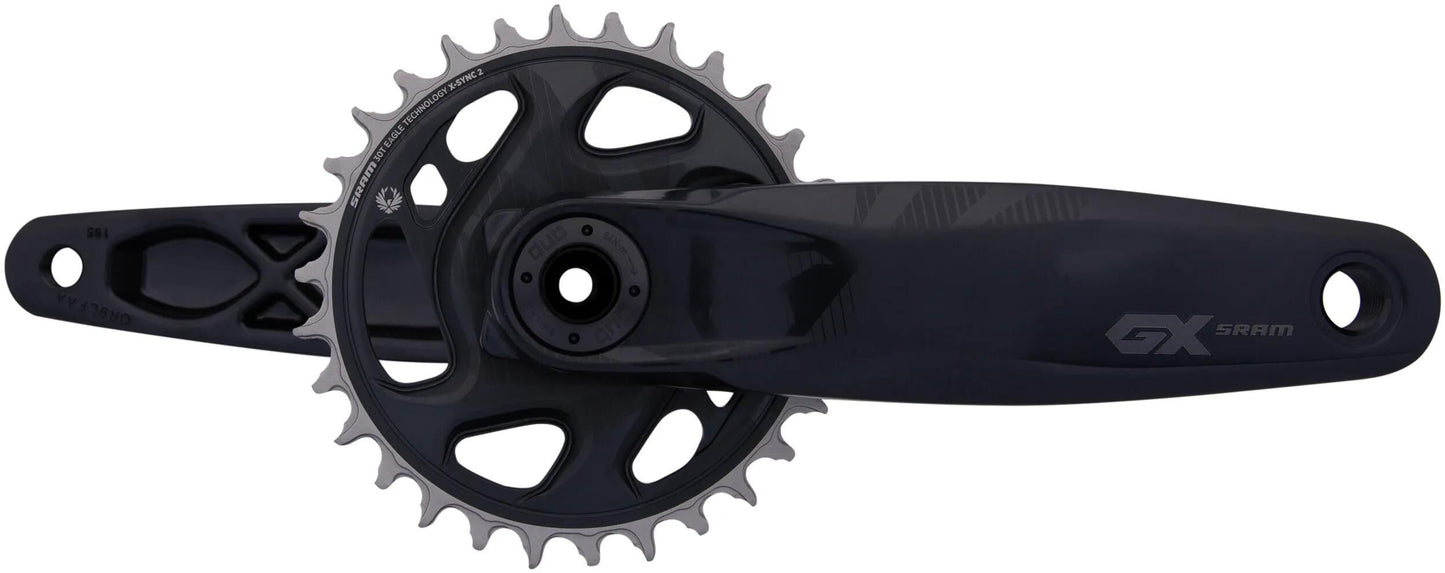 SRAM kettenradgarnitur gx eagle crankset gx eagle 30t fatbike 4 165mm