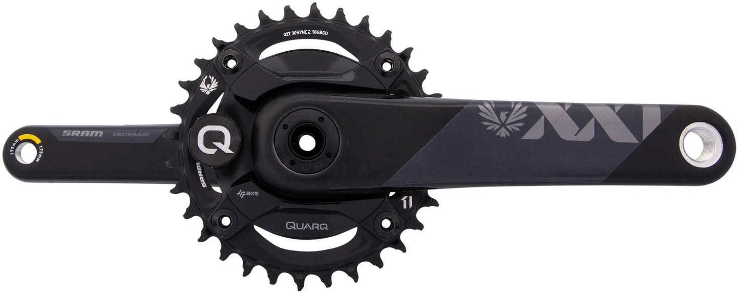SRAM kettenradgarnitur xx1 eagle crankset pow.meter xx1 eagle 175mm