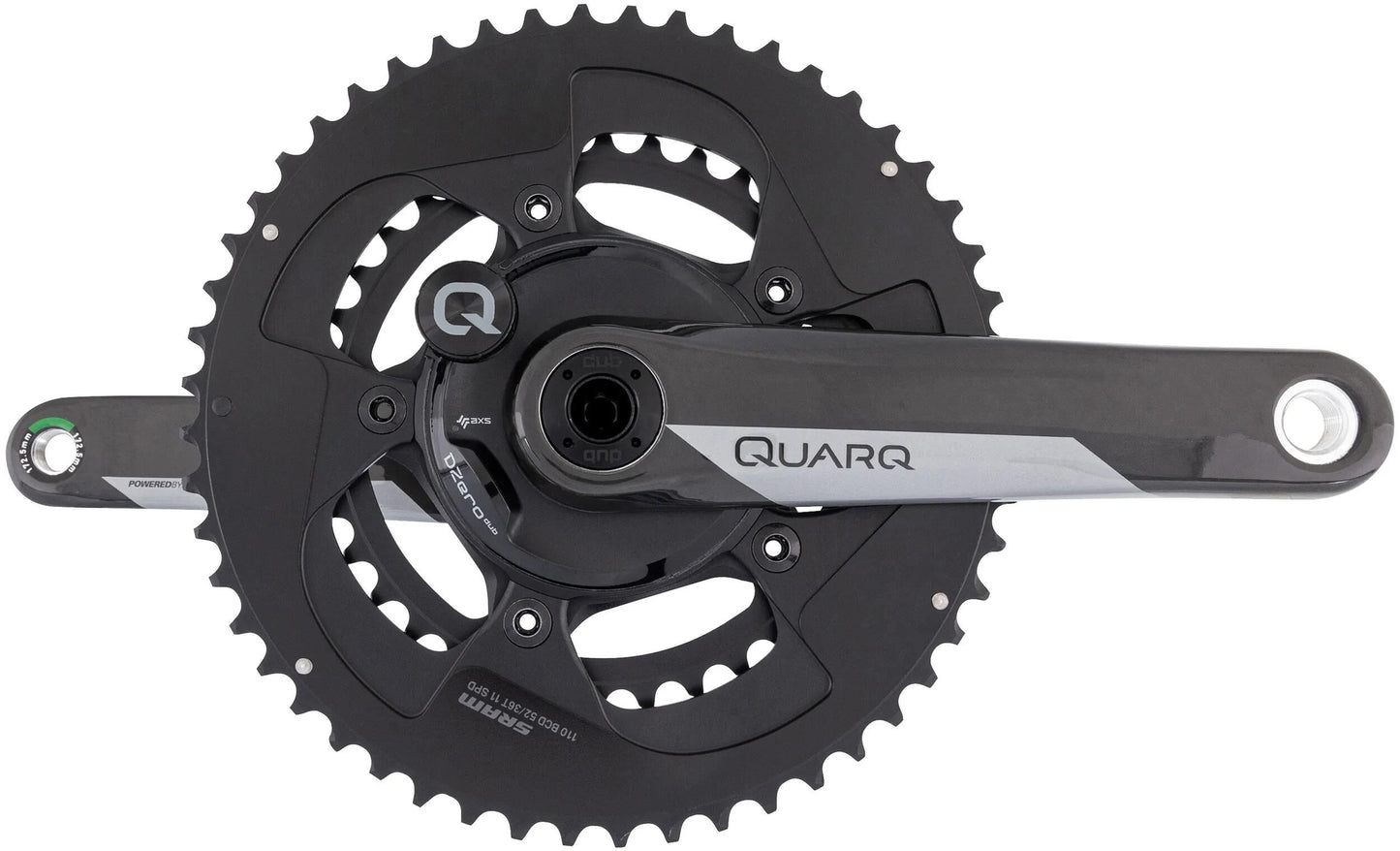 QUARQ kettenradgarnitur dzero crankset powermeter dzero 172,5mm