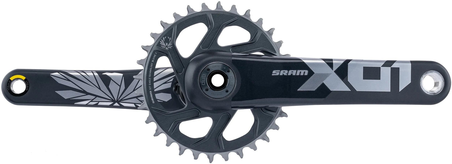 SRAM kettenradgarnitur x01 eagle crankset x01 eagle 32t 175mm lunar polar