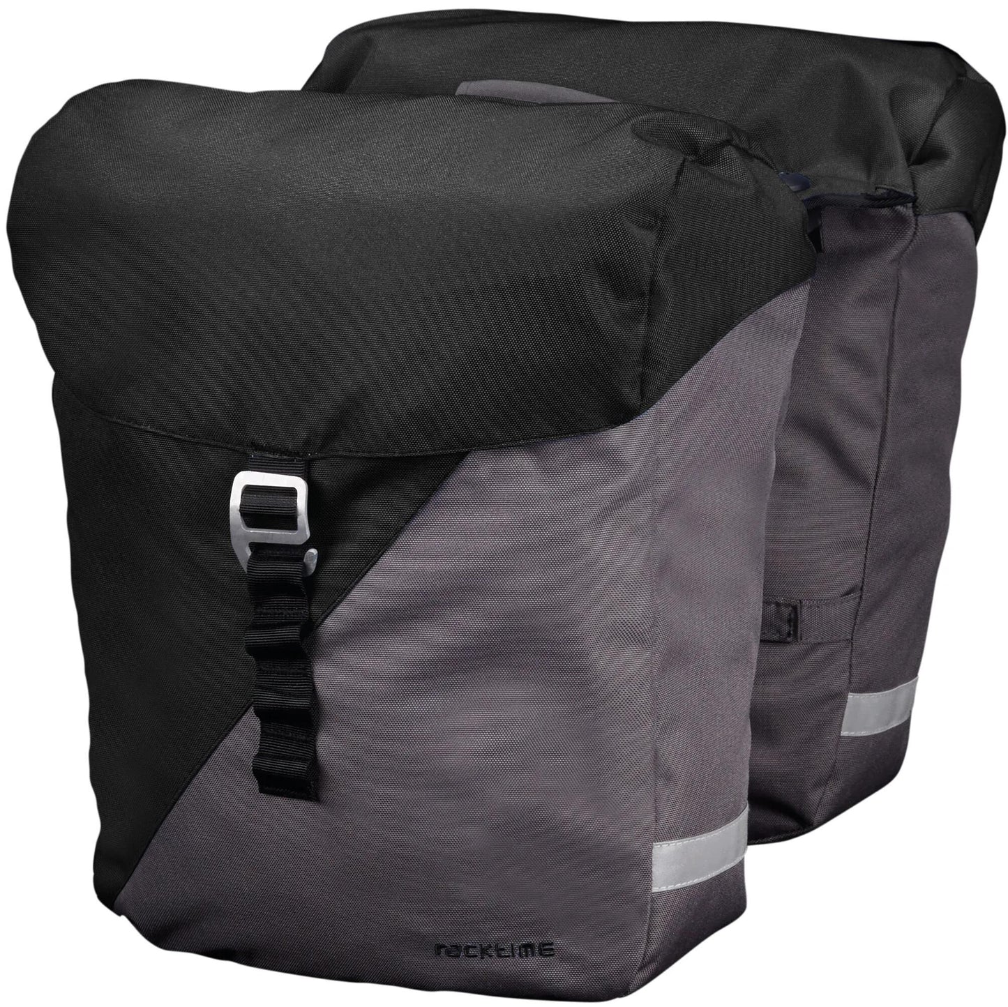 Racktime doppeltasche vida double bag vida black grey