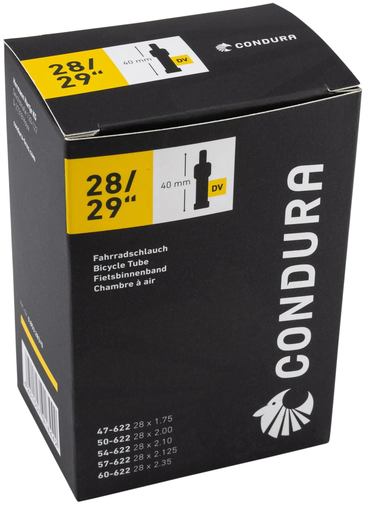 CONDURA schlauch tube 28 29 dv40 47 60-622
