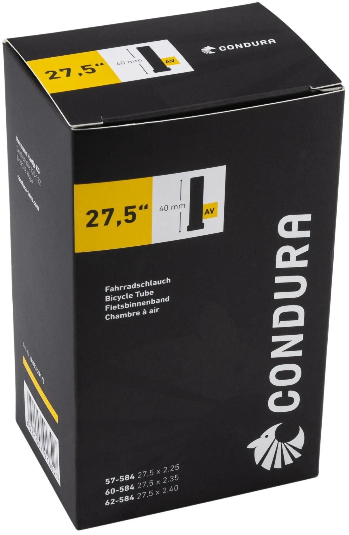 CONDURA schlauch tube 27,5 av40 57 62-584