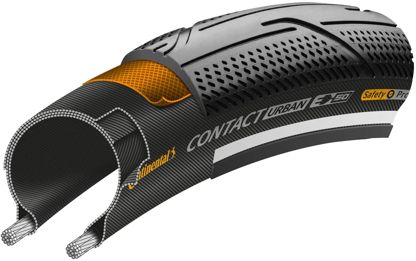 Continental reifen contact urban tire conti contact urban 55-559 black reflex