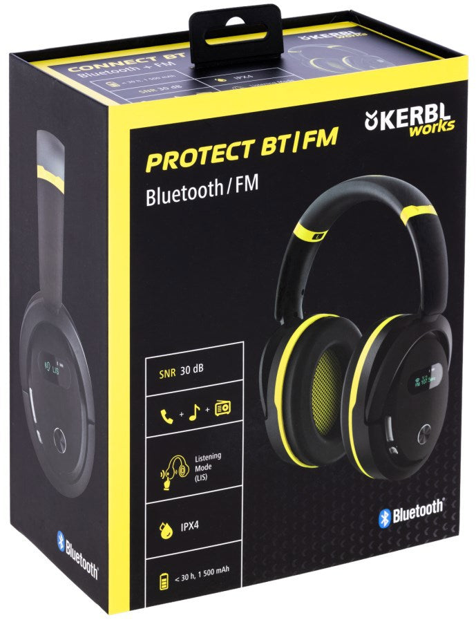 Kerbl Producten gehoorkap works protect met radio en bluetooth