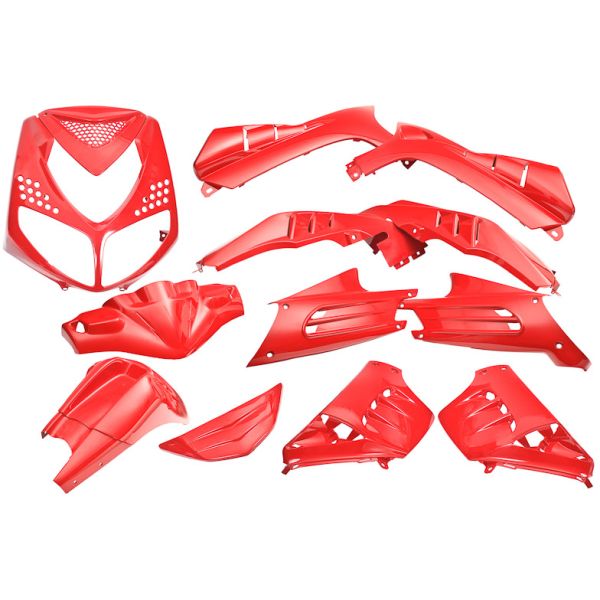 Edge Plaatset 13-delig voor peugeot speedfight 2 - ferrari rood