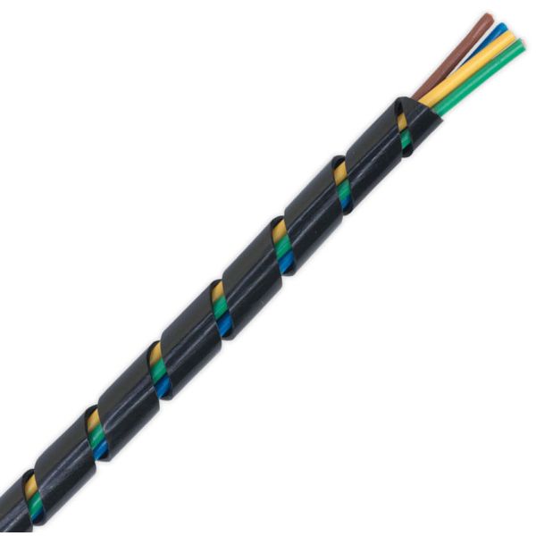 Elvedes Cable Systems BV Spiraalslang elvedes (15mm) 10 meter zwart